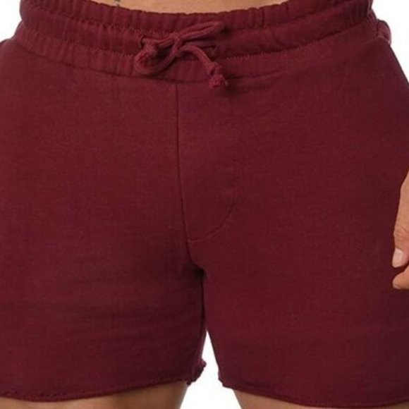 Men's Bodybuilding French Terry Cut-Off Shorts - Picture 7 of 8